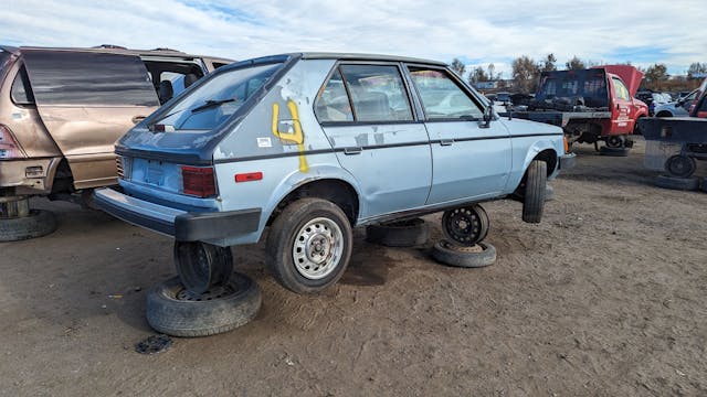 1988 Plymouth Horizon America rear three quarter