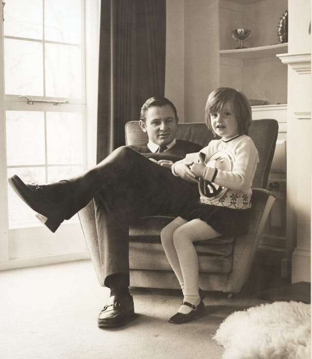 Bruce McLaren with daughter Amanda