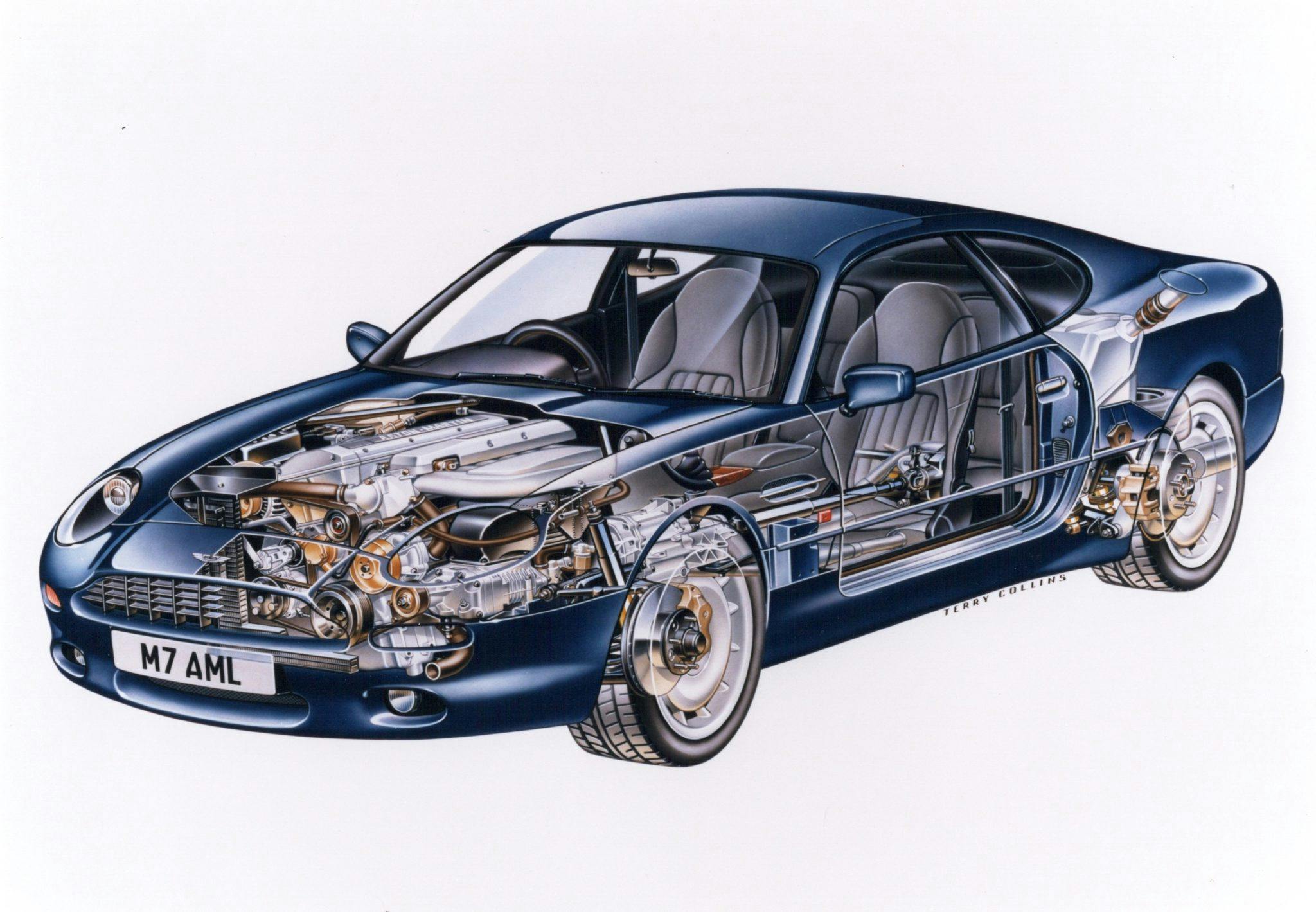 Aston-Martin-DB7-cutaway-artwork
