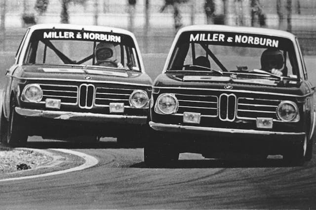 Miller and Norburn entered BMW 2002s in several IMSA GT racing events