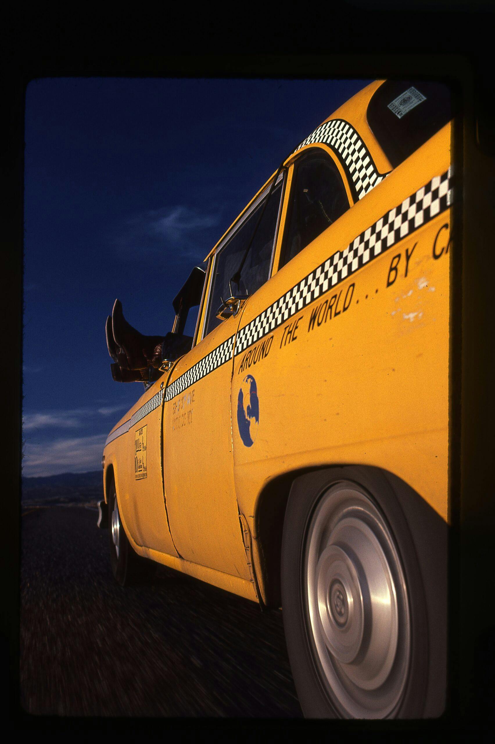 Checker Cab 1981 John L Stein cross country road trip