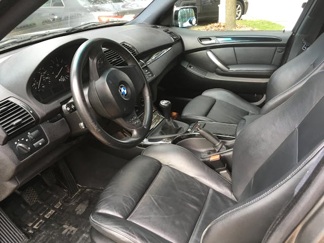 BMW X5 sport package interior