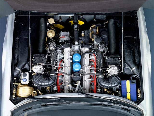 Ferrari 412 engine vertical