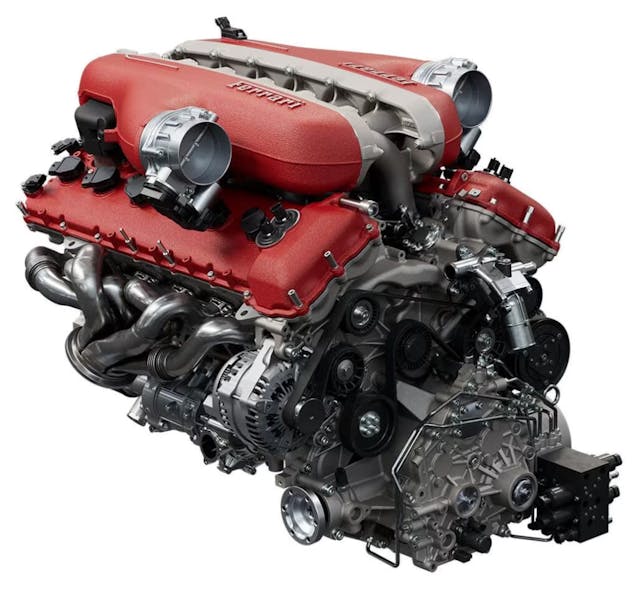 Ferrari Purosangue V12 engine