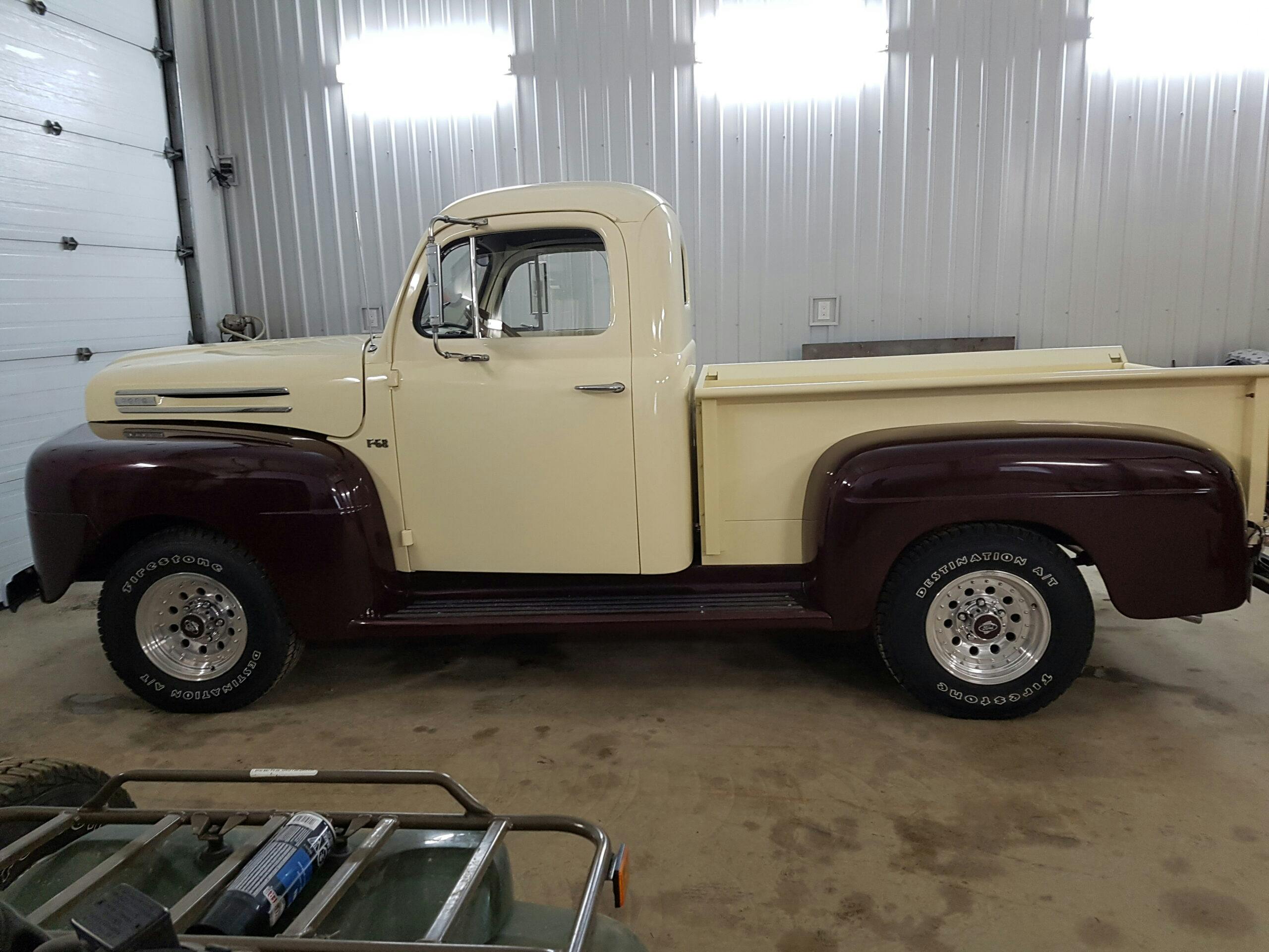 Ford F47 restoration side view