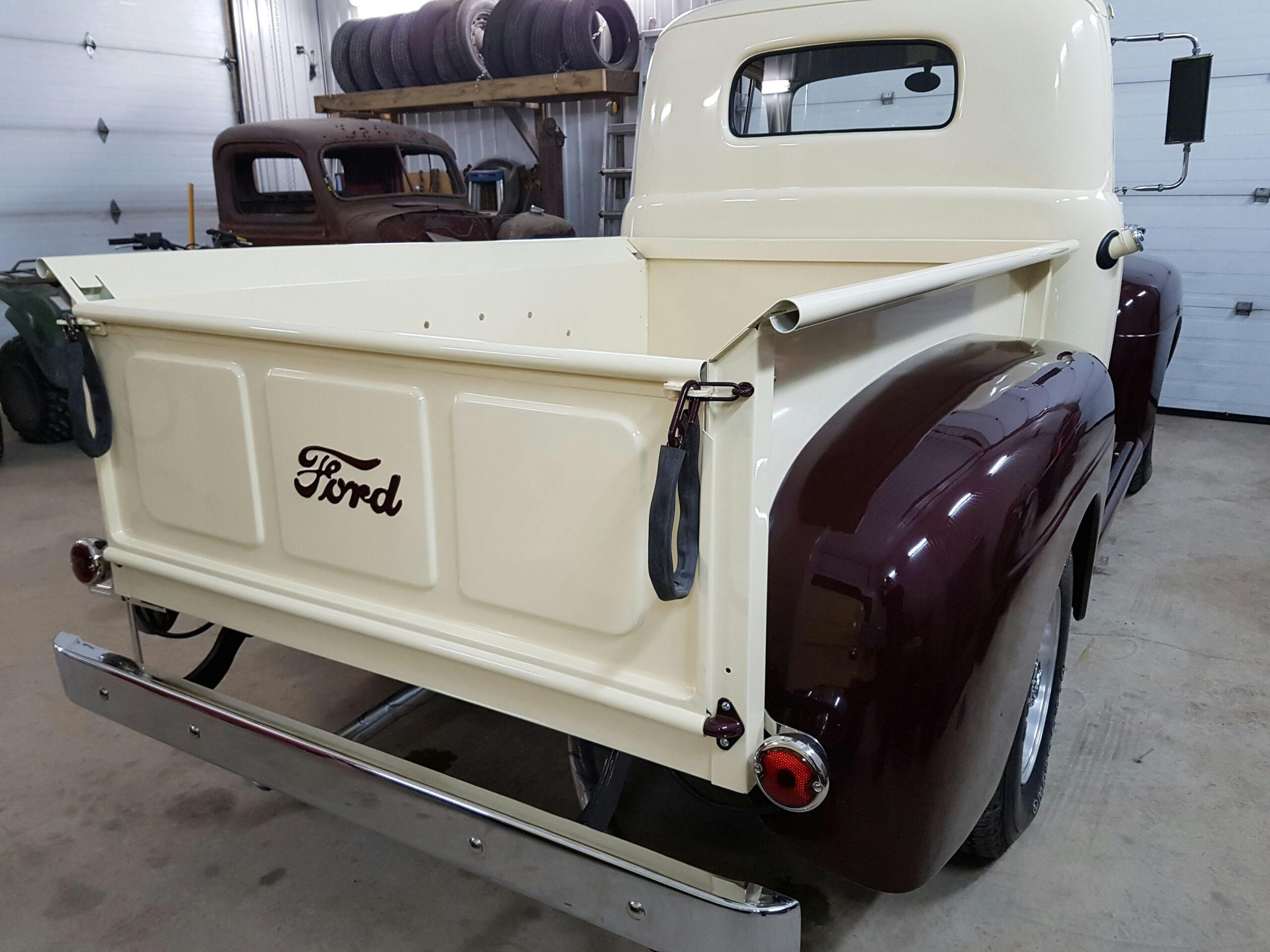Ford F47 restoration rear tailgate