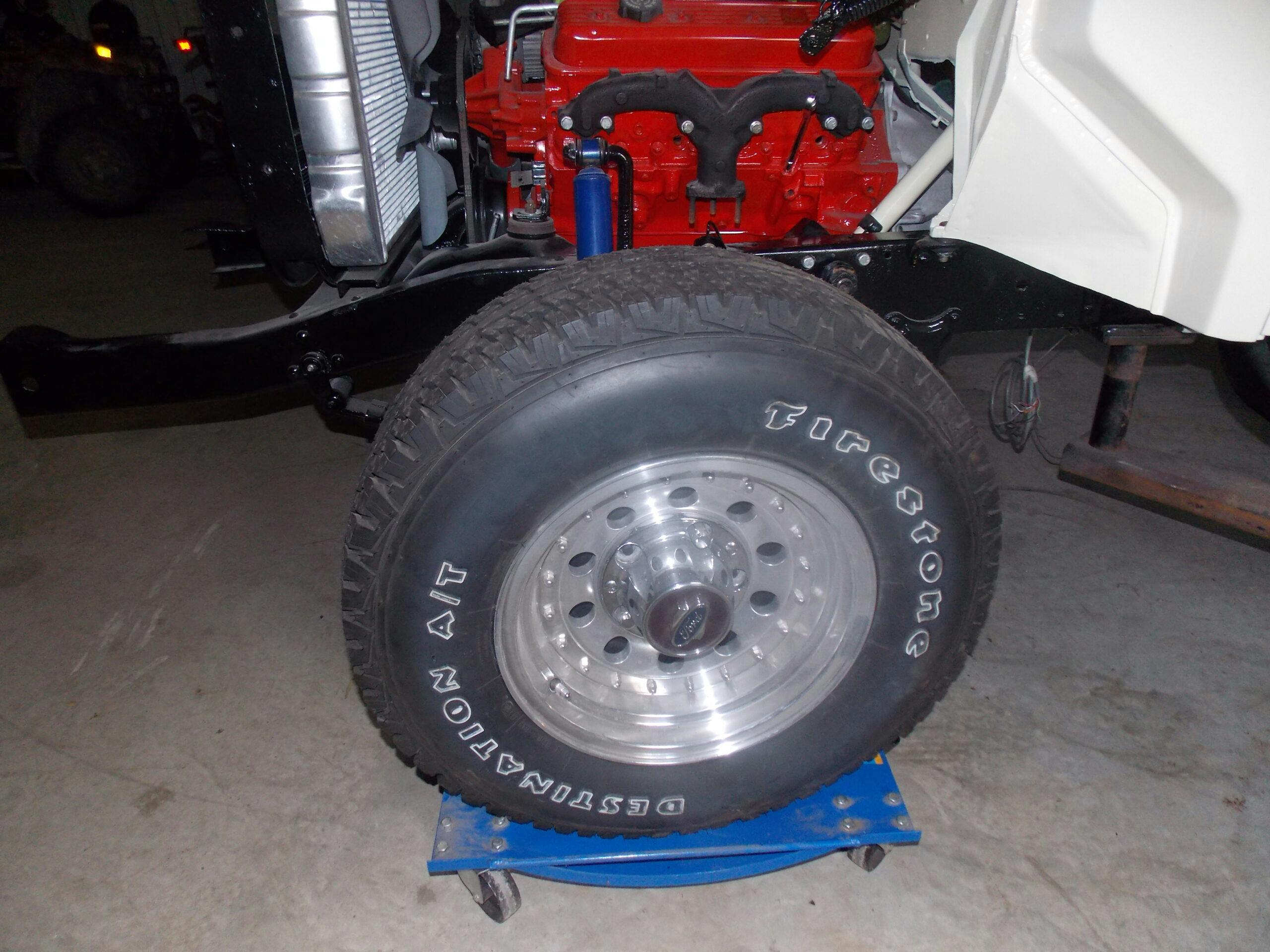 Ford F47 restoration wheel tire