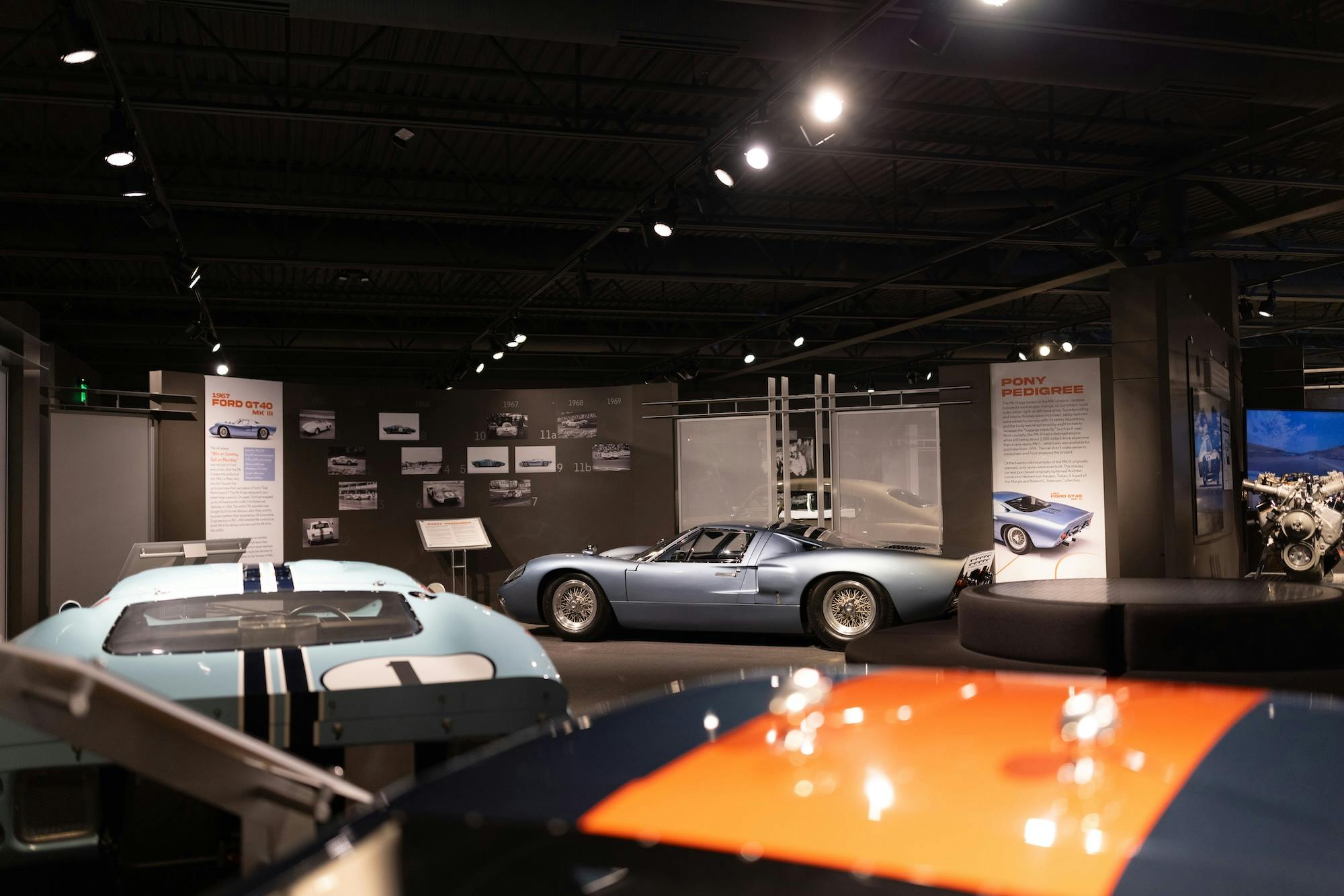 Revs Institute Ford GT40 exhibit