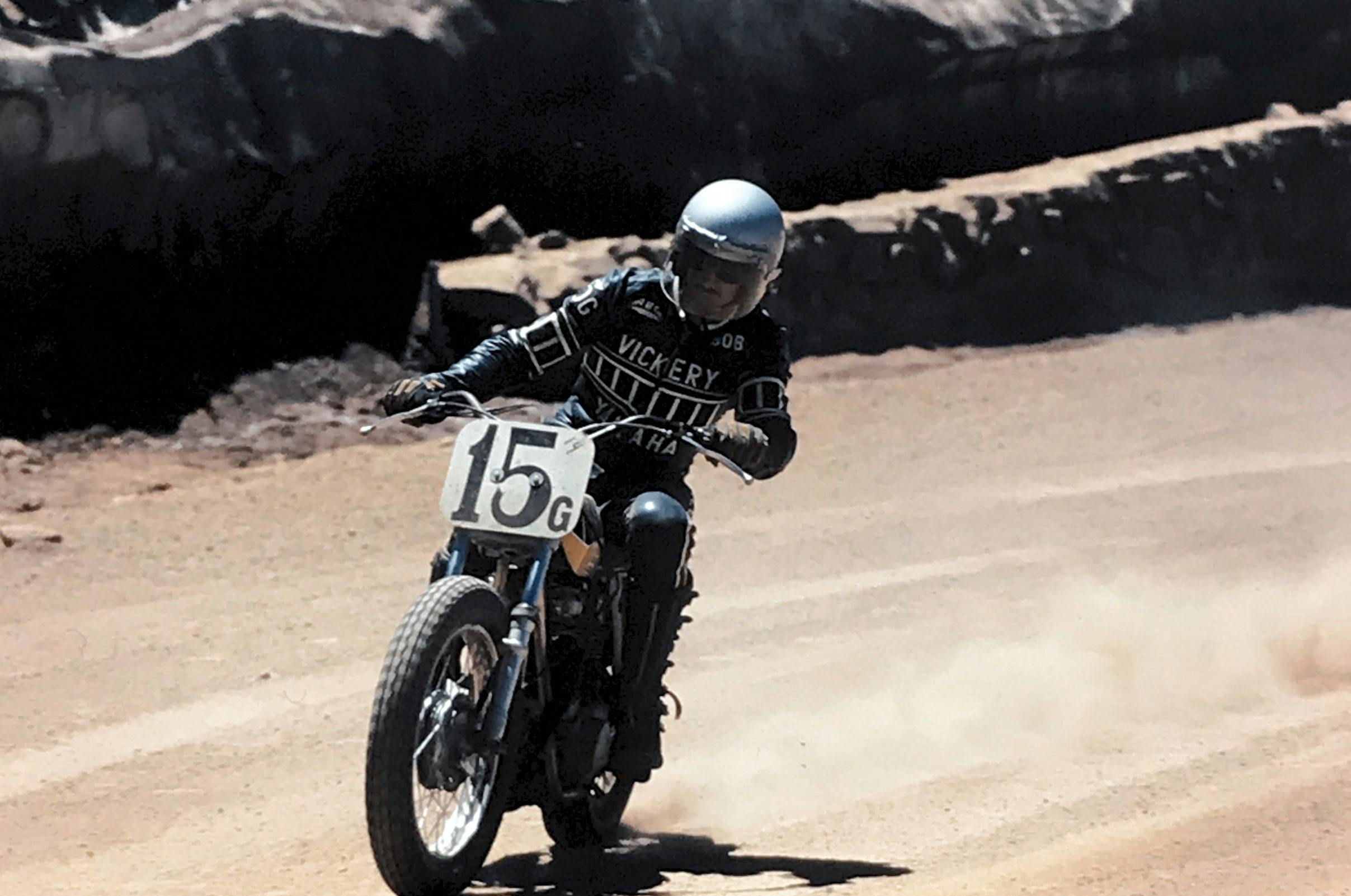 Pikes Peak Bob Vickery motorcycle class 1974