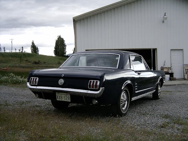 1966 Ford Mustang rear three quarter