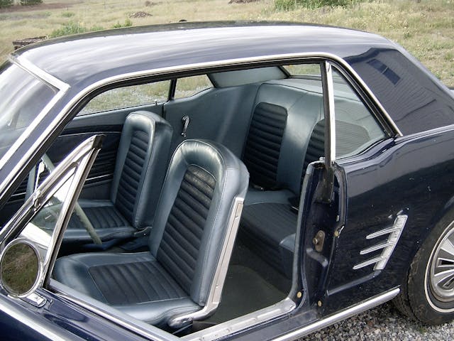 1966 Ford Mustang interior seats