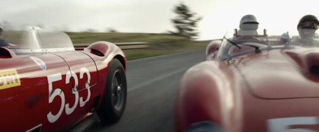 Ferrari film racing action still battle