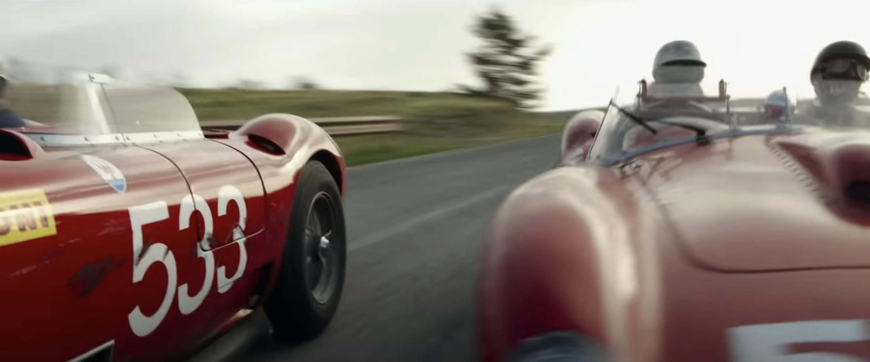 Ferrari film racing action still battle