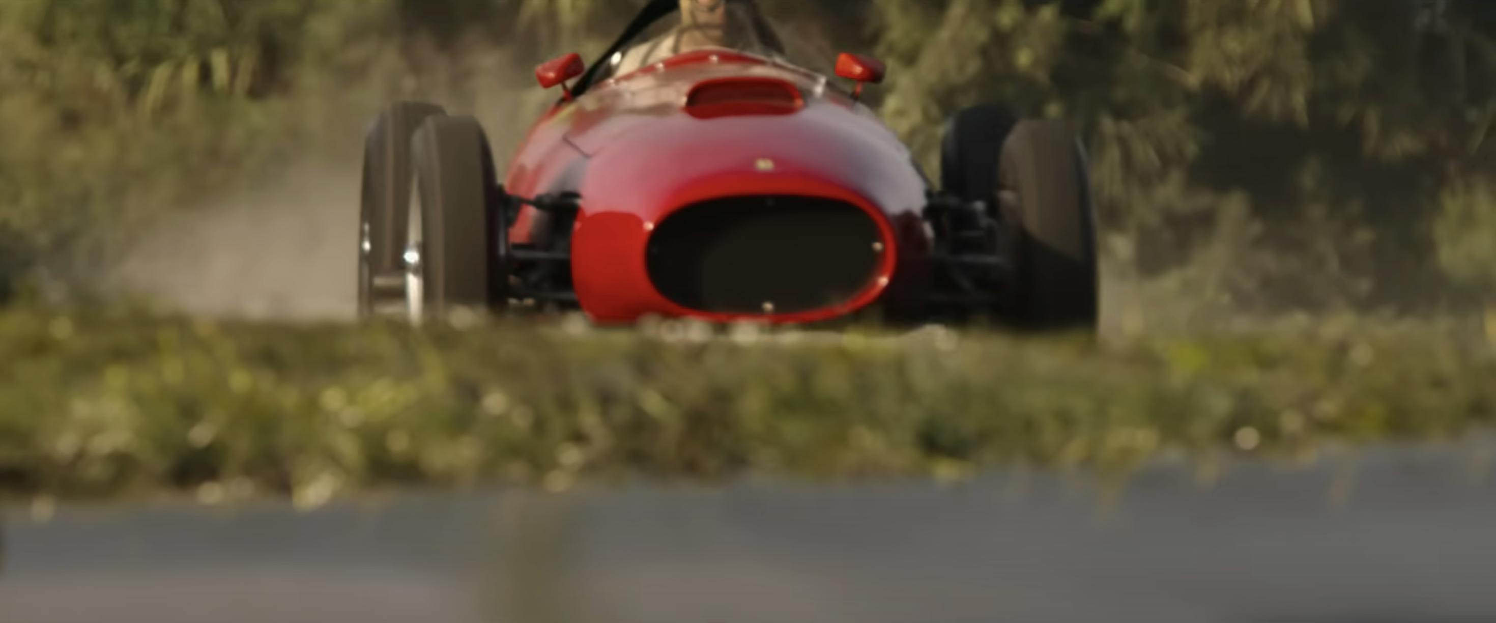 Ferrari film racing action still front