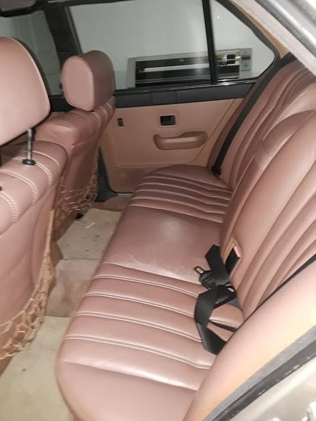 Lama BMW interior rear seats
