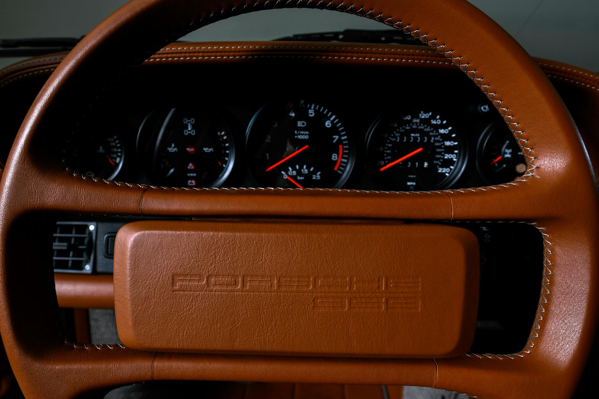 Canepa Porsche 959 steering wheel