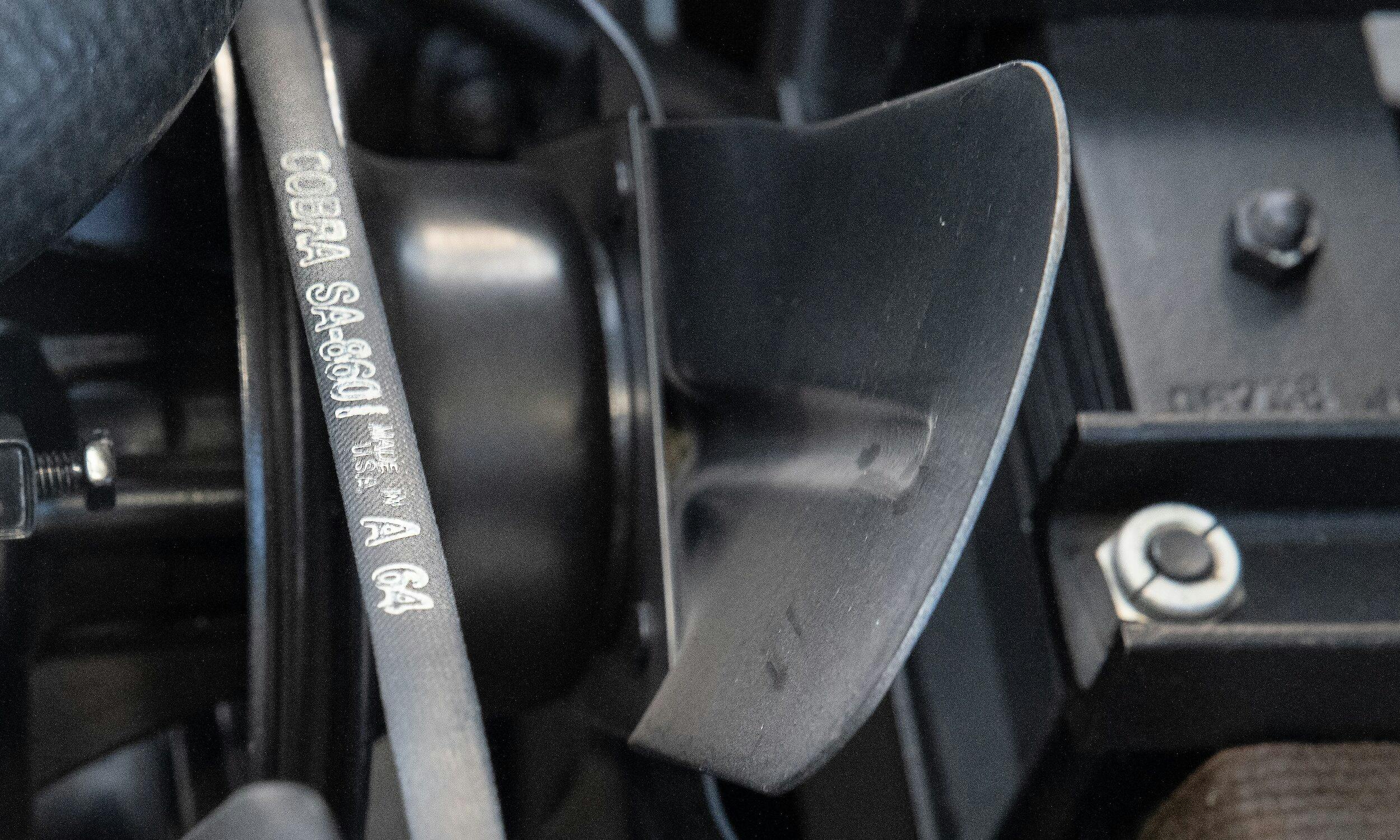 1964 Shelby Cobra engine fan blade detail