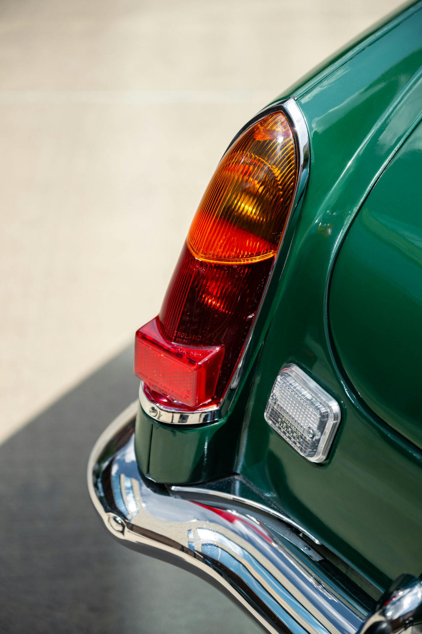 1970 MG MGB rear taillight vertical