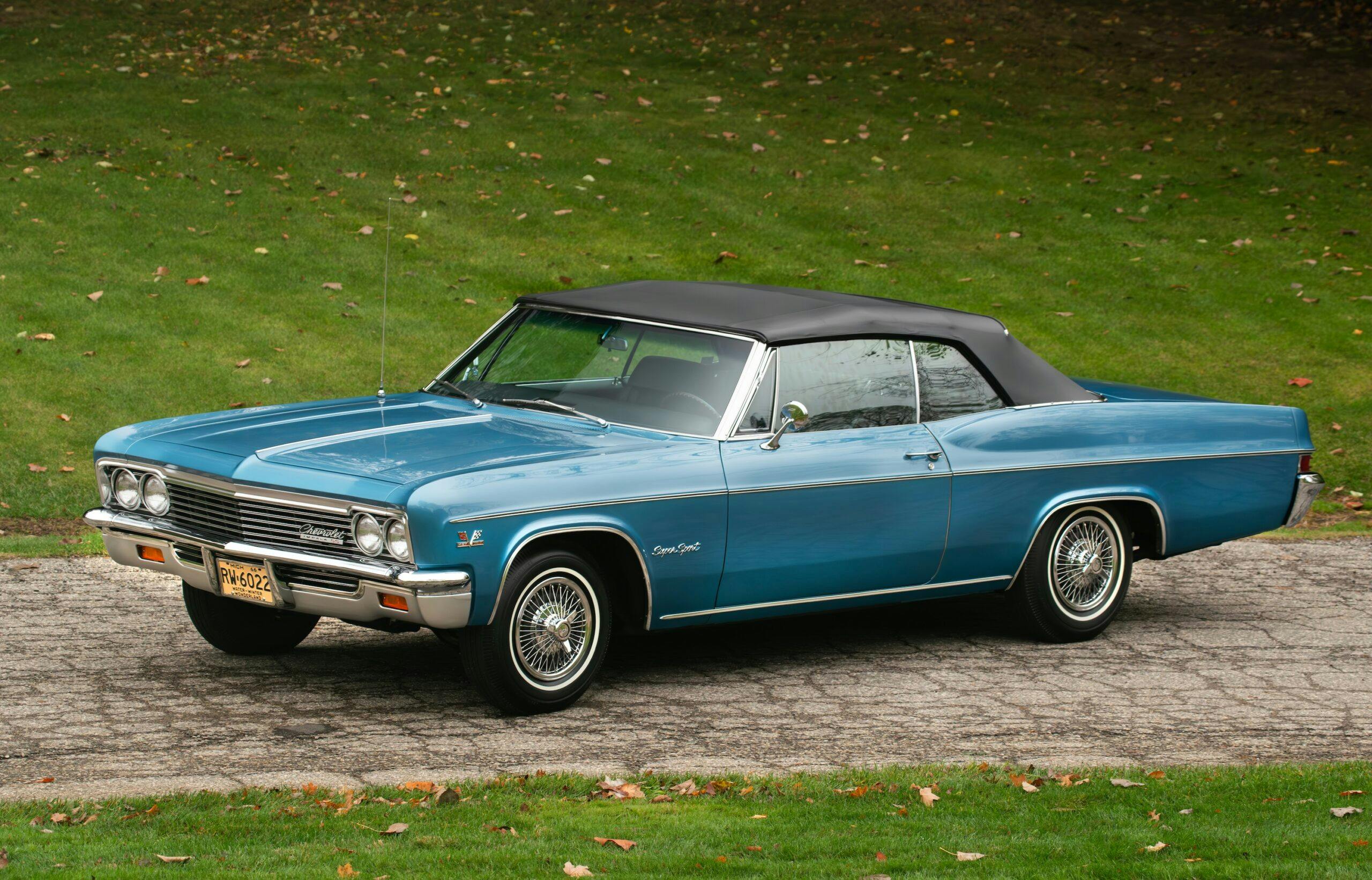 1966 Impala Super Sport convertible front three quarter