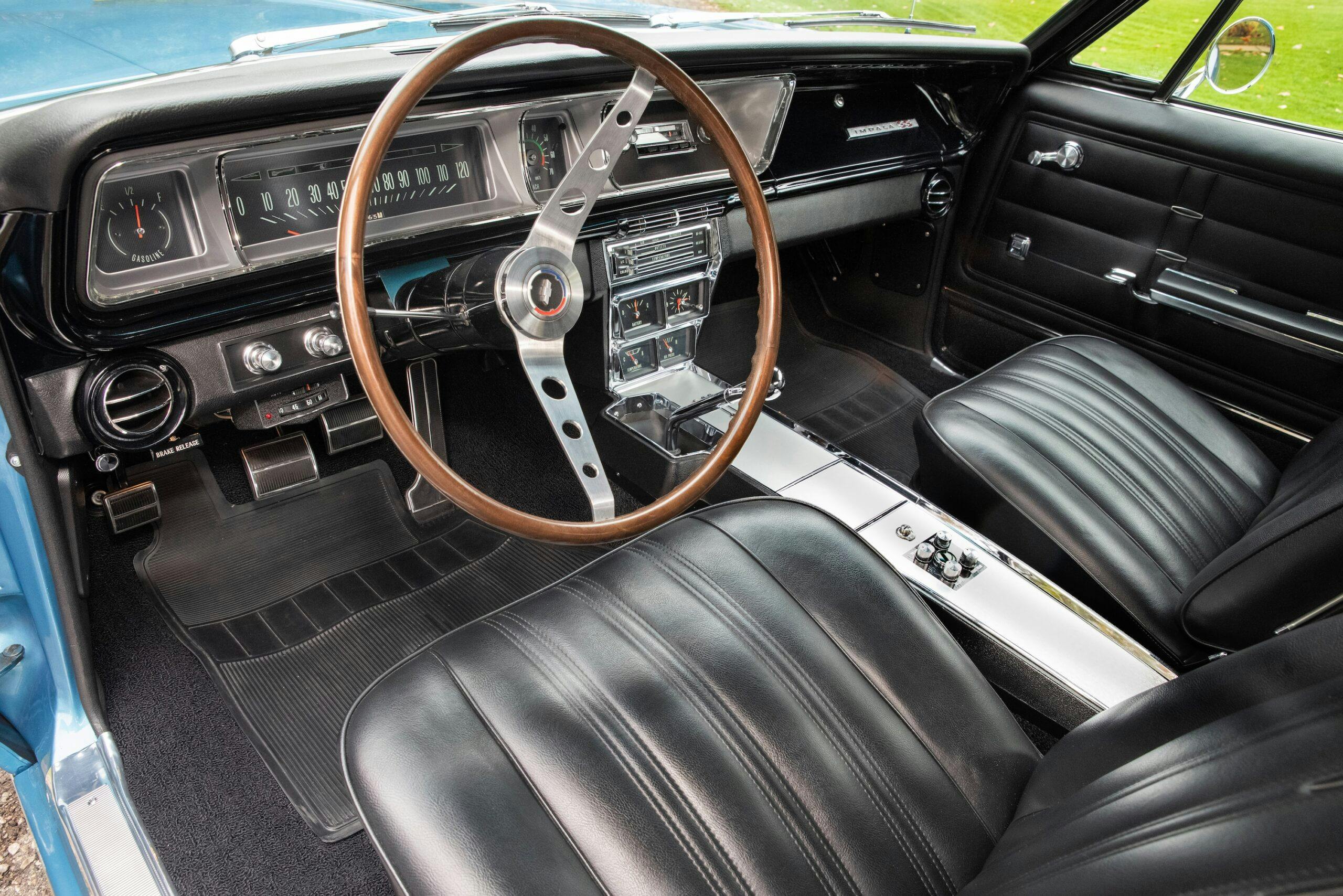 1966 Impala Super Sport convertible interior