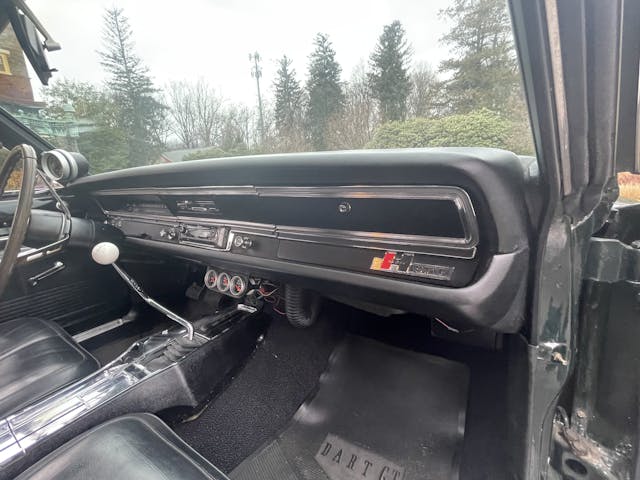 1968 Dodge Dart GT interior dash