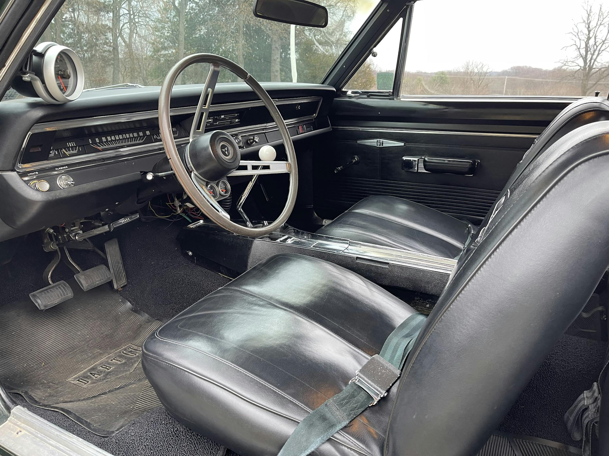 1968 Dodge Dart GT interior full angle