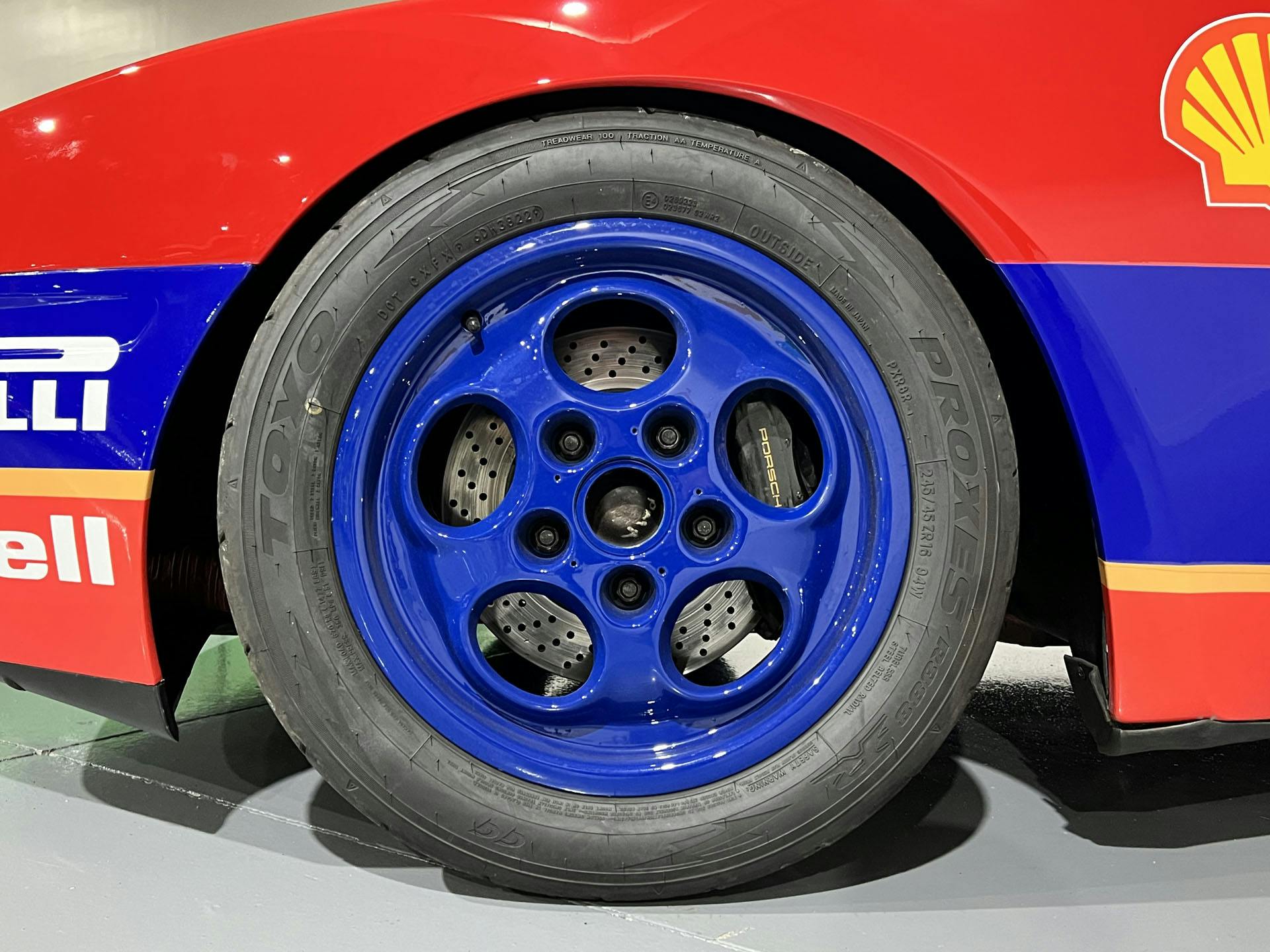 1988 Rothmans Porsche 944 Race Car wheel tire
