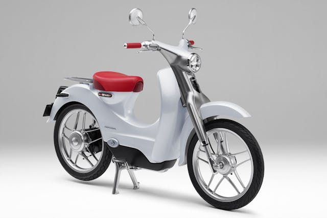 2009 Honda EV-Cub concept bike front three quarter