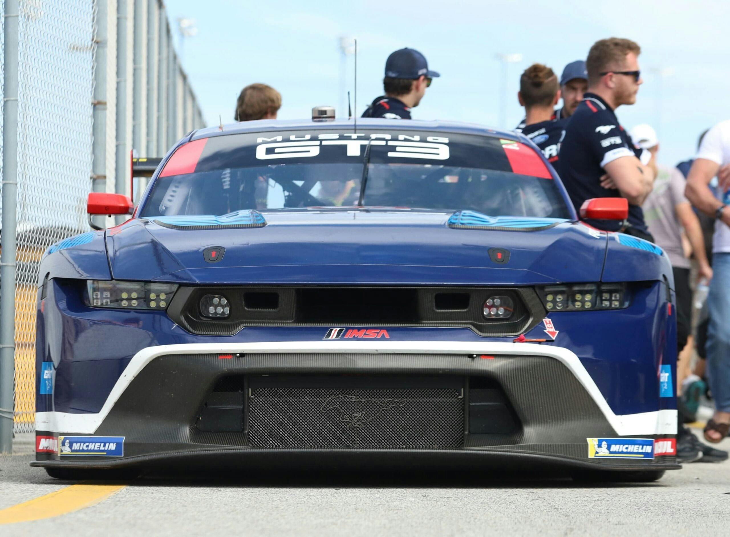 2024 Rolex 24 Michelin challenge mustang front