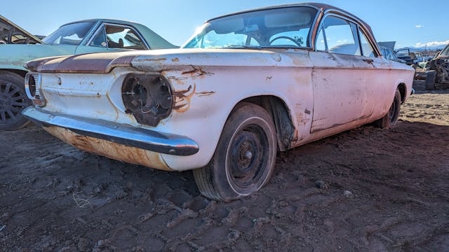 1963 Chevrolet Corvair Monza Club Coupe parts car front three quarter