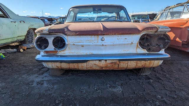 1963 Chevrolet Corvair Monza Club Coupe parts car front