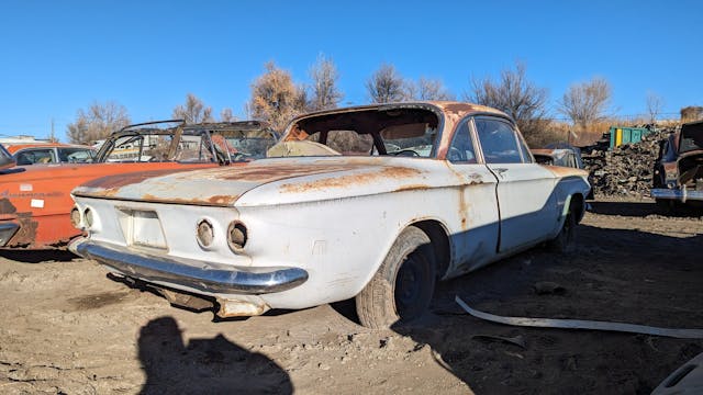 1963 Chevrolet Corvair Monza Club Coupe parts car rear three quarter