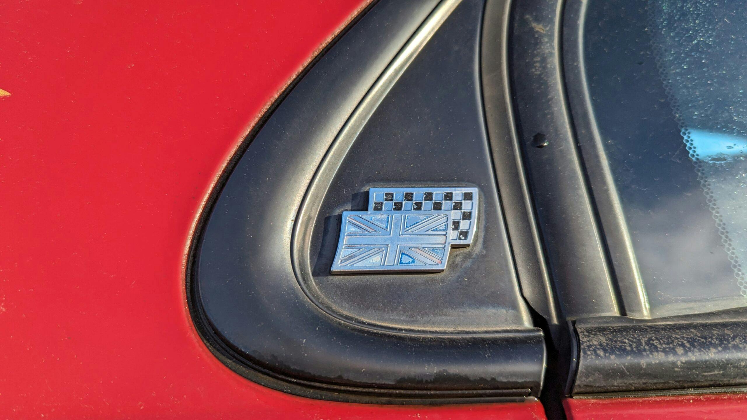 2005 MG ZT 190 sticker detail