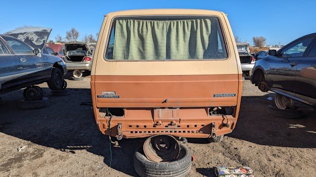 1981 Volkswagen Vanagon rear junkyard