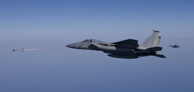 F-15 Eagle missle training