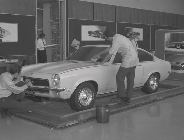 1971 Chevrolet Vega clay model