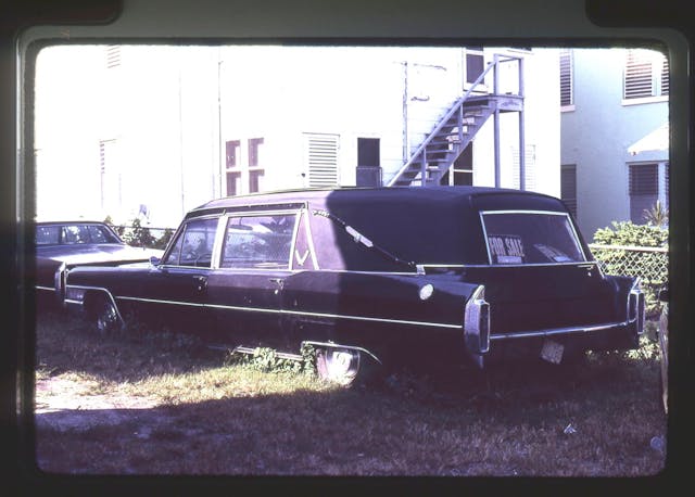 1965 Cadillac Hearse rear 3/4 for sale