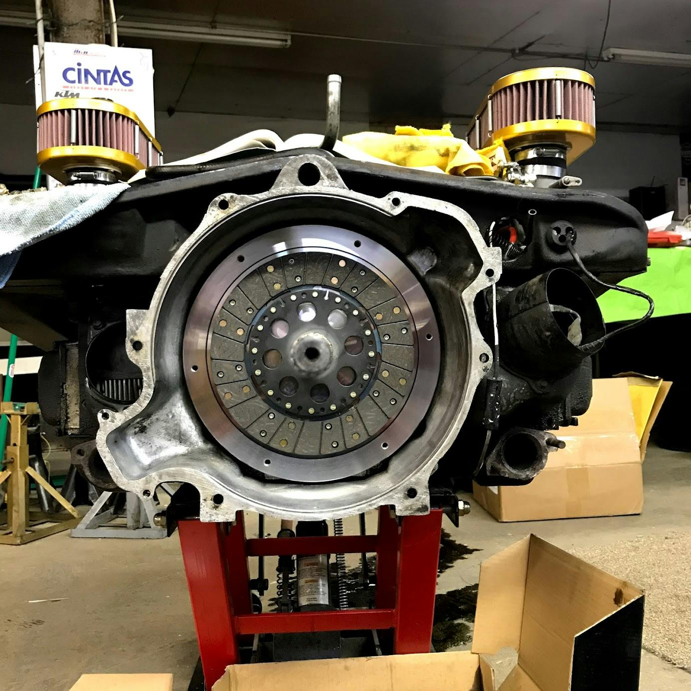 Corvair clutch assembly