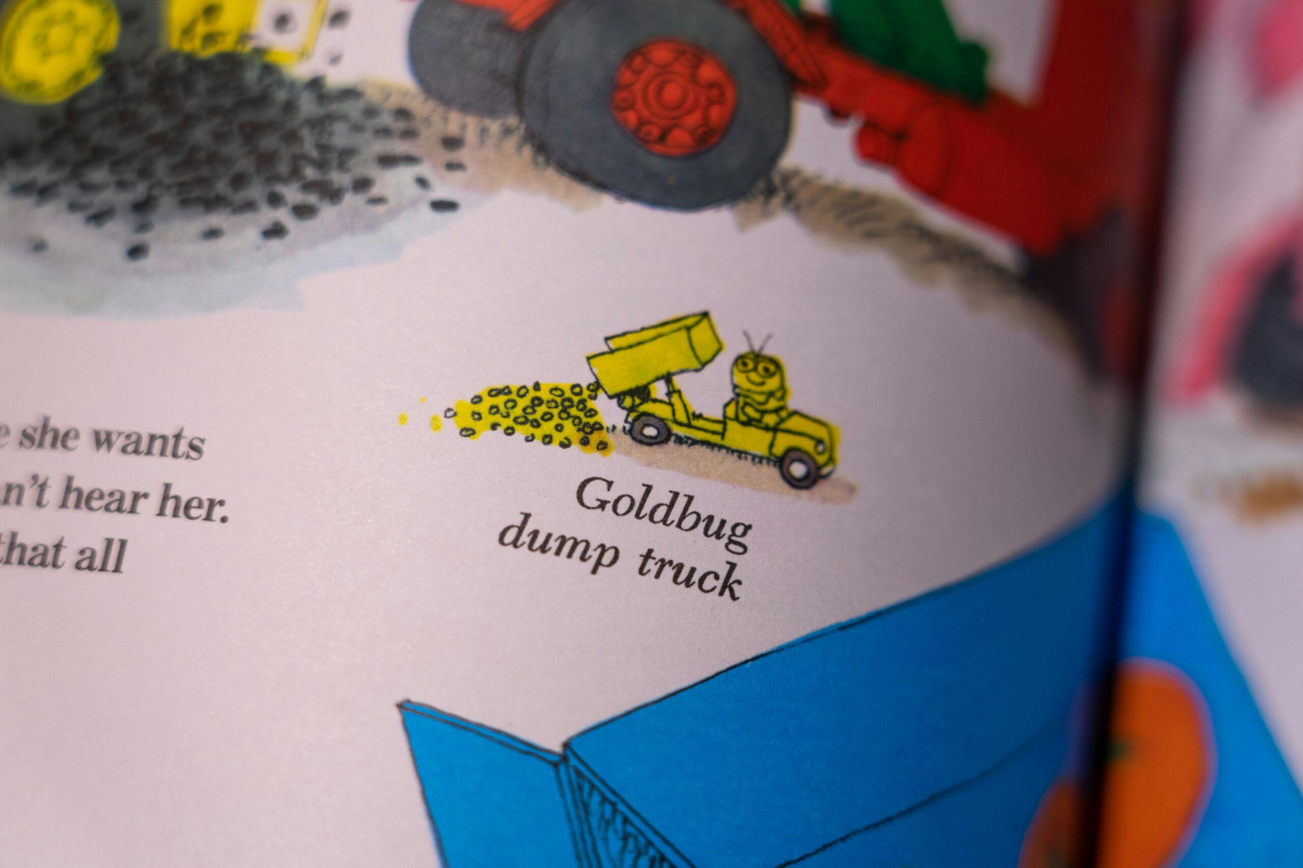 cars and trucks and things that go book