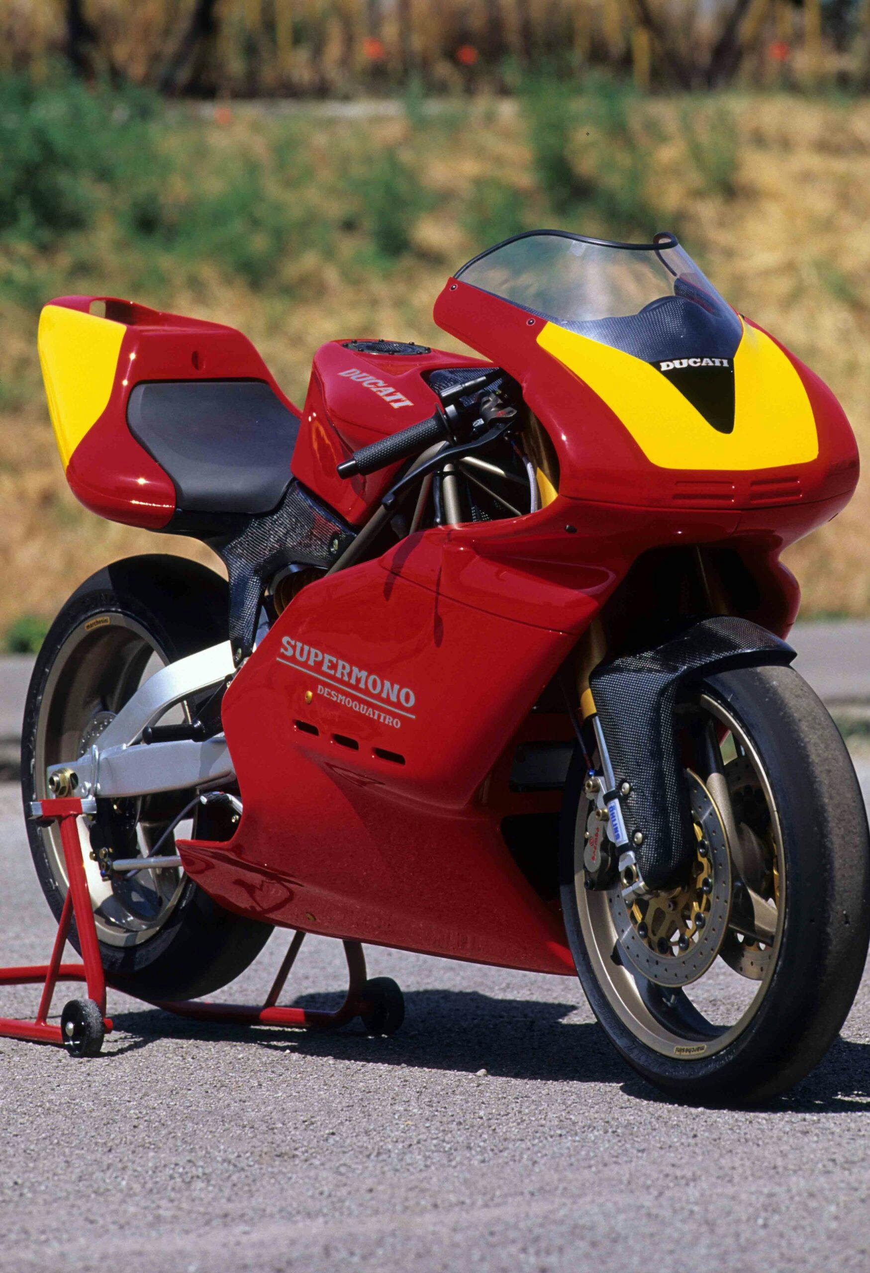 Ducati Supermono single front three quarter vertical