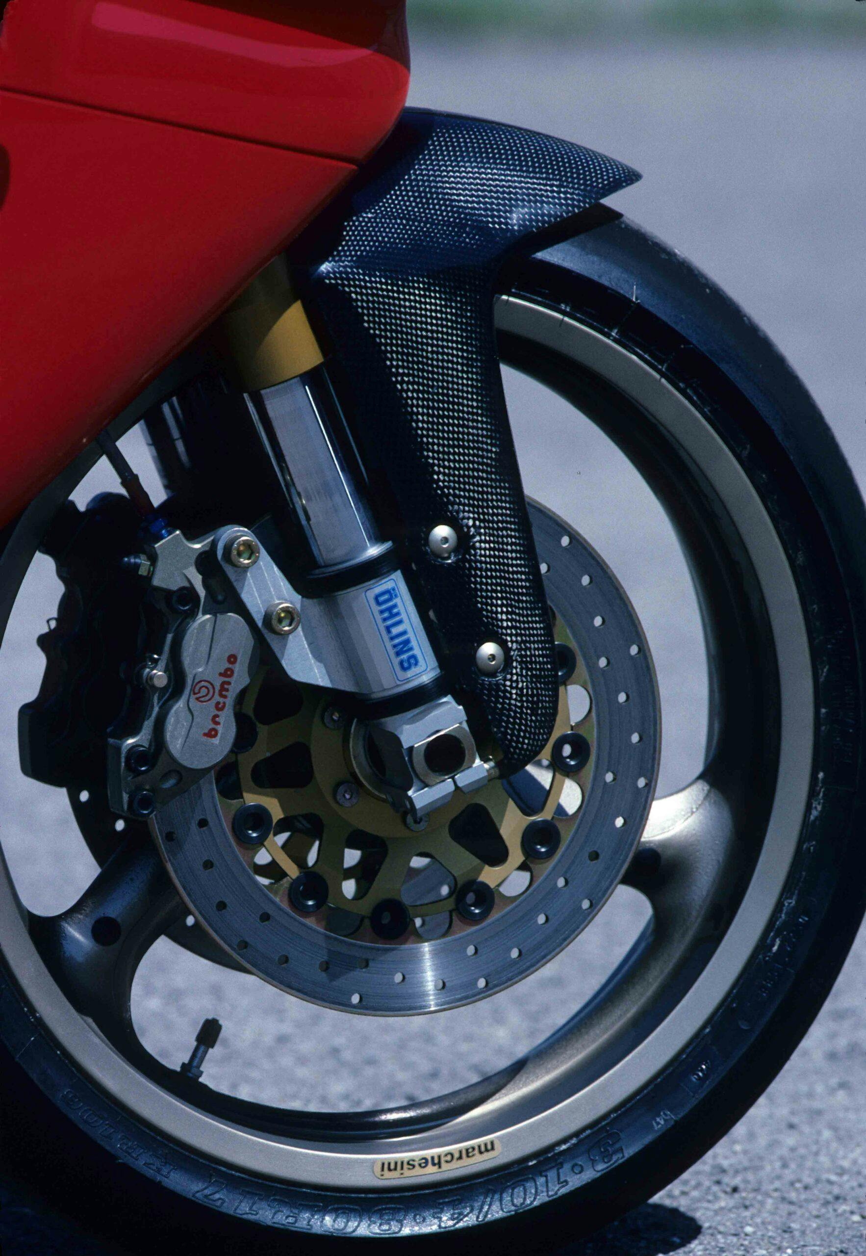 Ducati Supermono single front wheel tire suspension brake