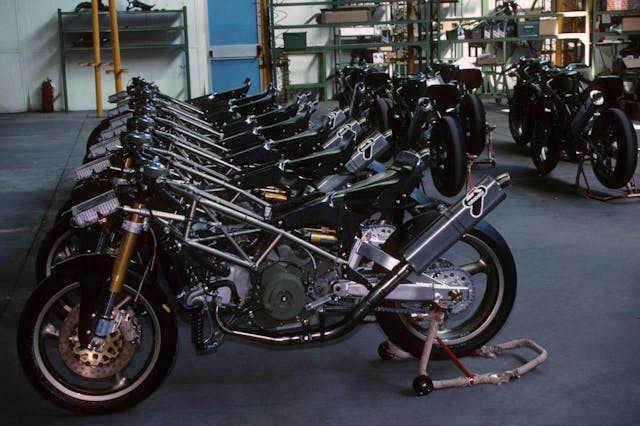 Ducati Supermono single assembly bikes