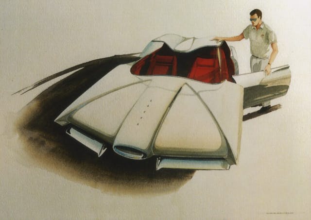 wayne kady collection concept car illustration art