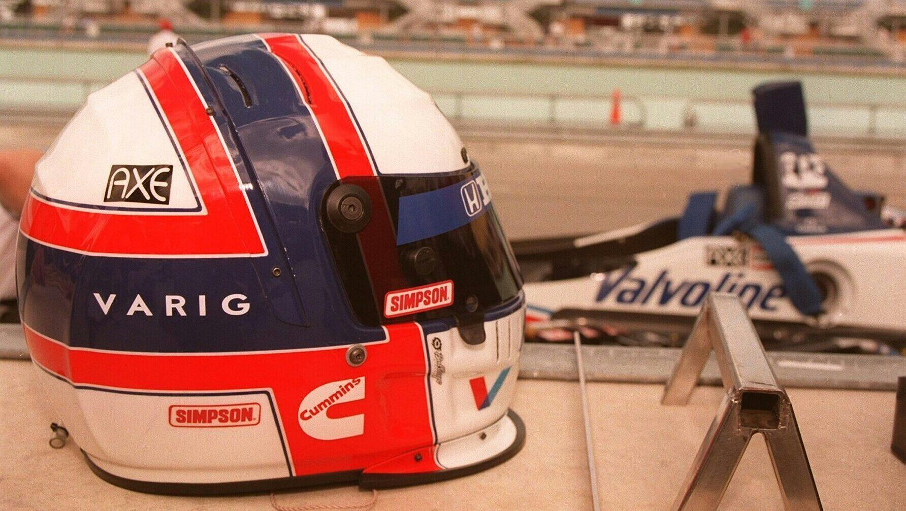 Marlboro Grand Prix of Miami Gil De Ferran Helmet
