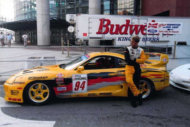 Hikari Supra racing side view Grand Rapids 1998