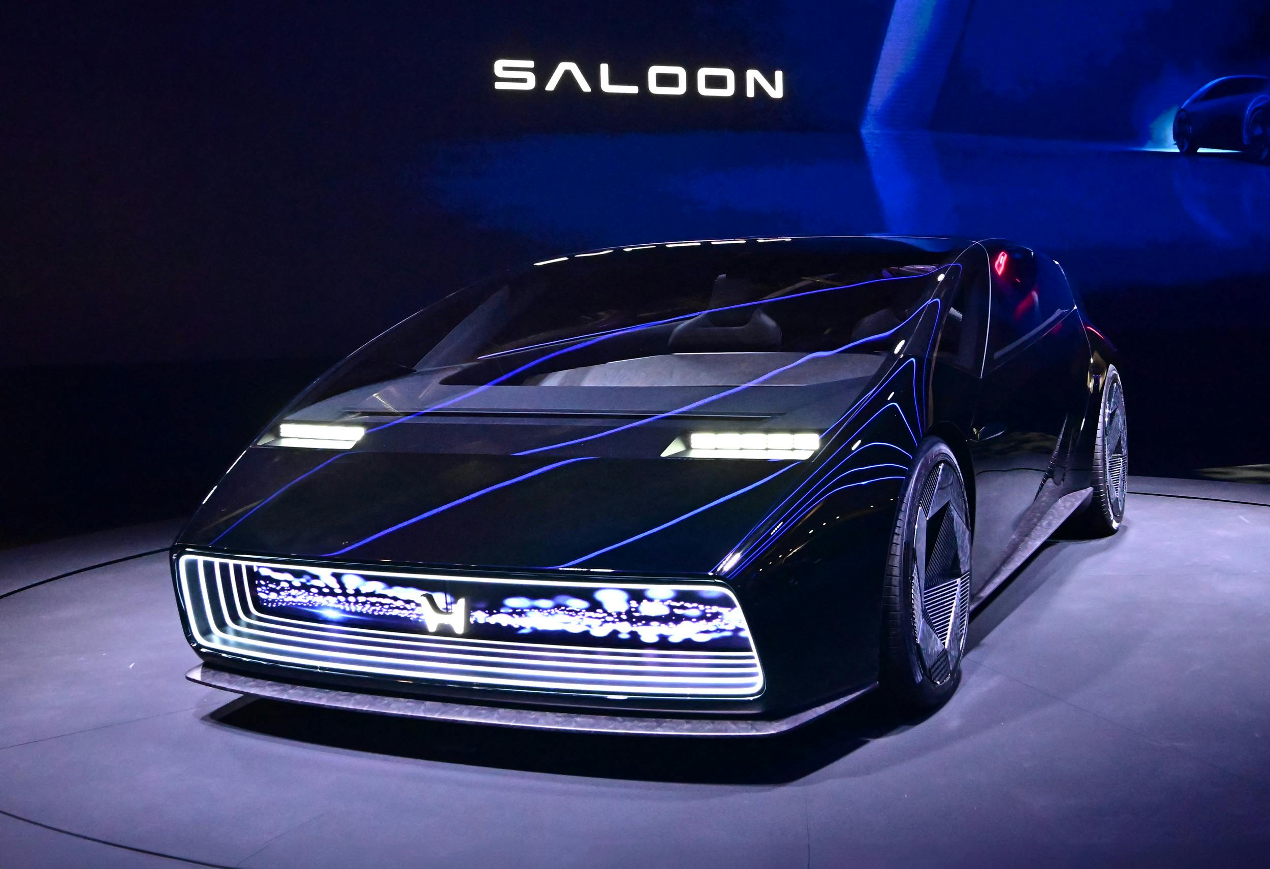 Honda-Saloon-Concept-Car front three quarter CES 2024