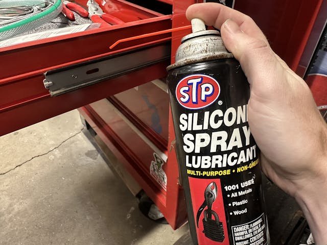 silicone lube for drawer slides