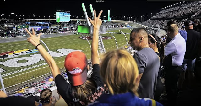 Netflix Nascar Racing Docuseries crowd