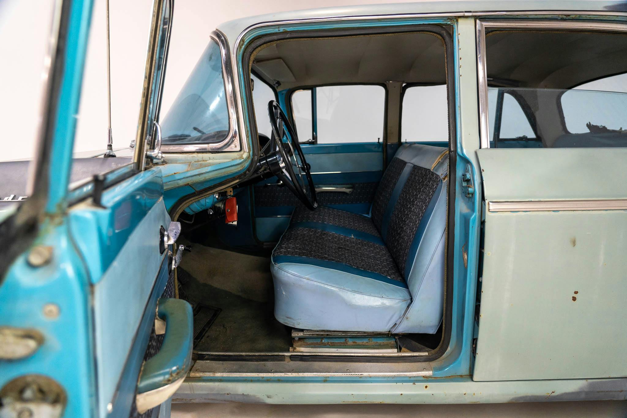 1964 Nissan Cedric unrestored driver door open