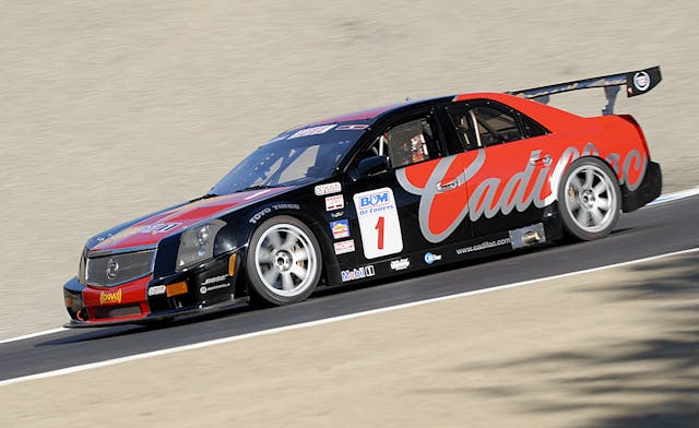 Andy Pilgrim 2005 Speed World Challenge GT Drivers Champion races 2007 Team Cadillac CTS-V race car